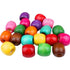 Dreamfix Painted Round Loose 7mm Large Wooden Beads 24pcs - gtwtoporld.com