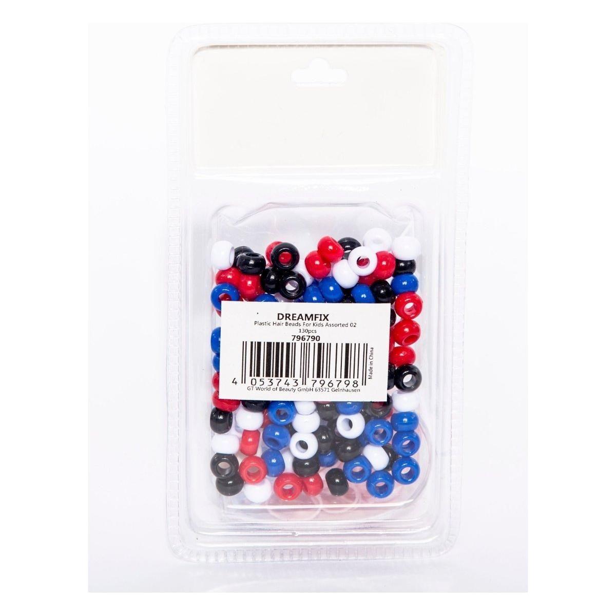 Dreamfix Plastic Hair Beads For Kids Assorted - gtwtoporld.com
