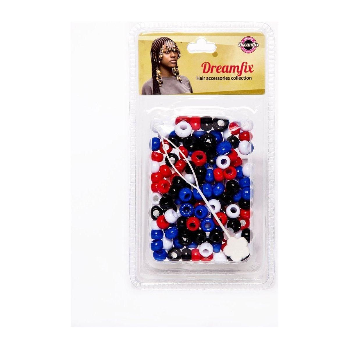 Dreamfix Plastic Hair Beads For Kids Assorted - gtwtoporld.com