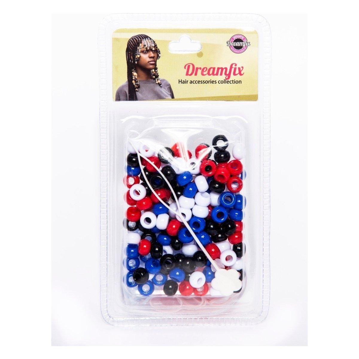Dreamfix Plastic Hair Beads For Kids Assorted - gtwtoporld.com