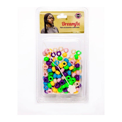 Dreamfix Plastic Hair Beads For Kids Assorted - gtwtoporld.com