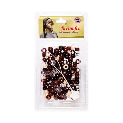 Dreamfix Plastic Hair Beads For Kids Assorted - gtwtoporld.com