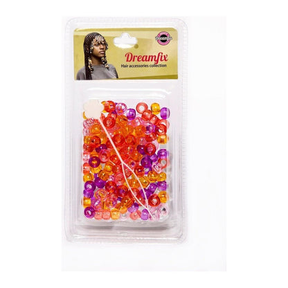 Dreamfix Plastic Hair Beads For Kids Assorted - gtwtoporld.com
