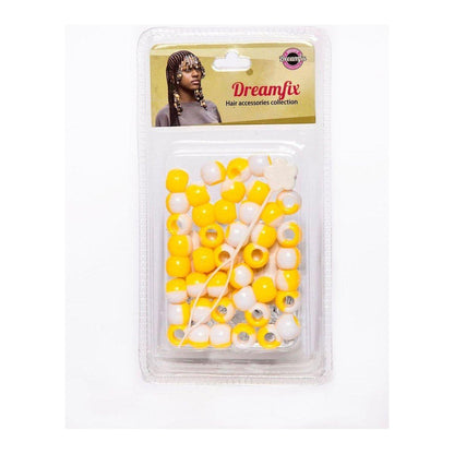 Dreamfix Plastic Hair Beads For Kids Assorted - gtwtoporld.com