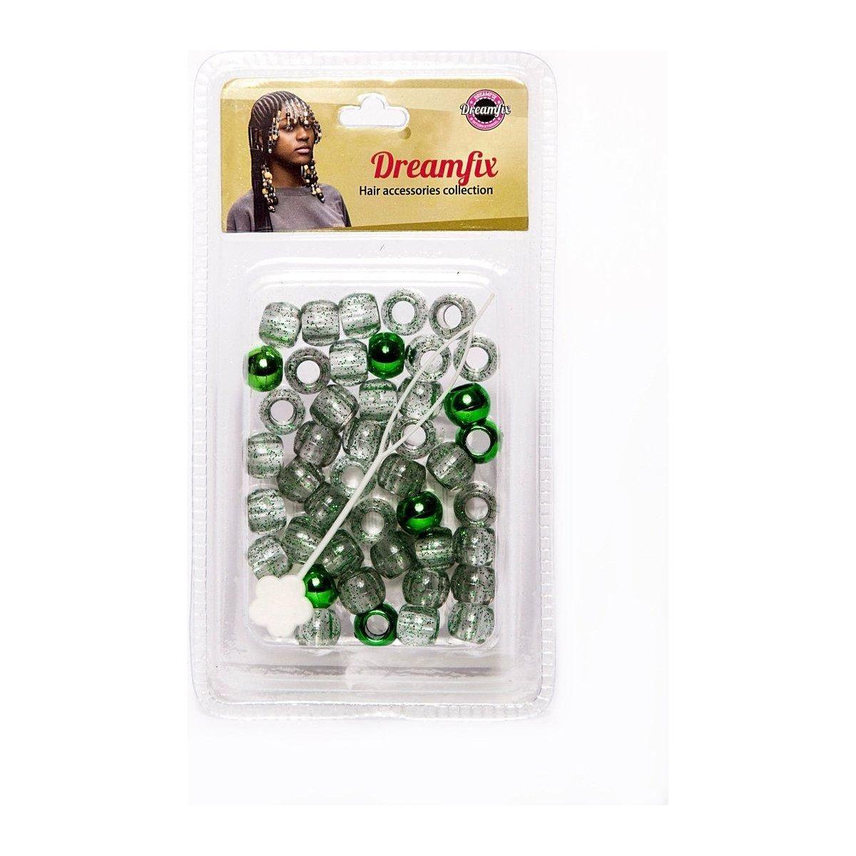 Dreamfix Plastic Hair Beads For Kids Assorted - gtwtoporld.com