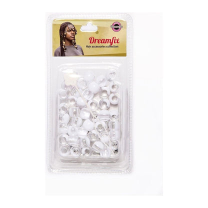 Dreamfix Plastic Hair Beads For Kids Assorted - gtwtoporld.com