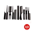 Dreamfix Rat Tail Comb Set 10pcs - gtwtoporld.com