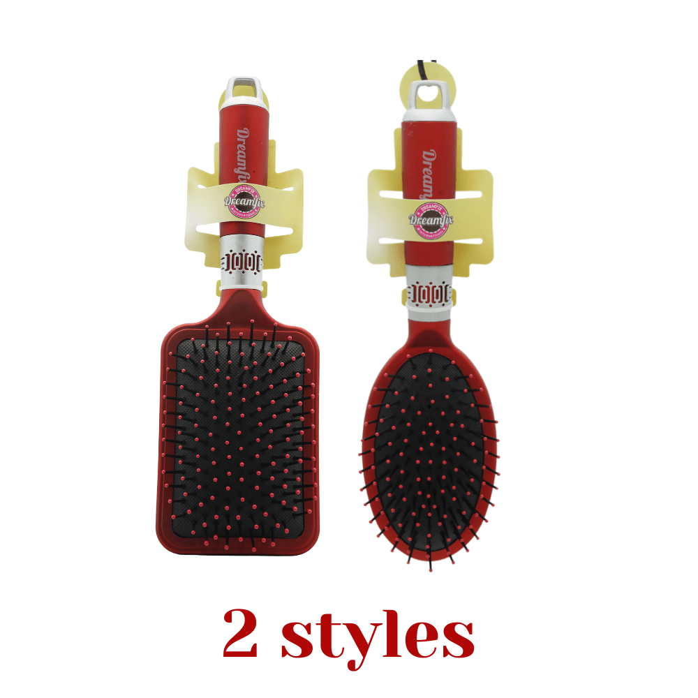 Dreamfix Red Air Cushion Brush (Oval &amp; Square) - gtwtoporld.com
