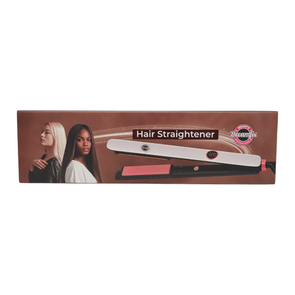 Dreamfix Salon Hair Straightener with LCD Display (White) - gtwtoporld.com