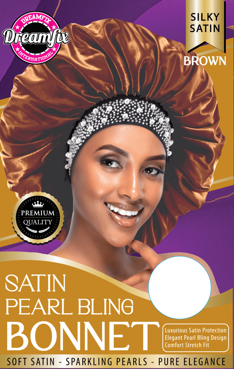 Dreamfix Satin Pearl Bling Bonnet - gtwtoporld.com