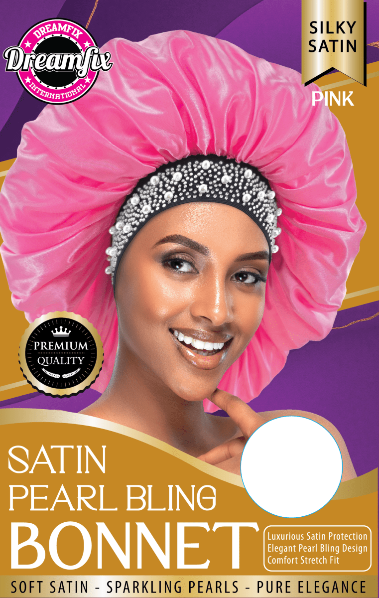 Dreamfix Satin Pearl Bling Bonnet - gtwtoporld.com