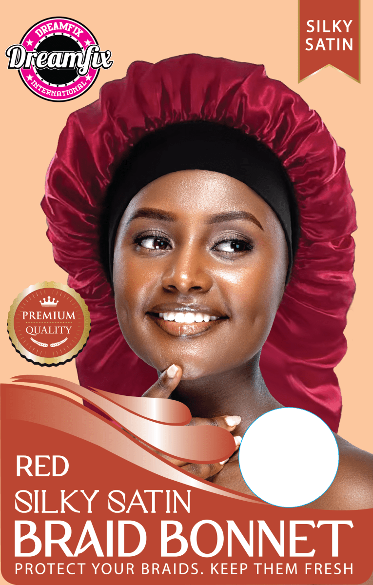 Dreamfix Silky Satin Braid Long Bonnet - gtwtoporld.com