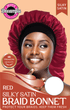 Dreamfix Silky Satin Braid Long Bonnet - gtwtoporld.com