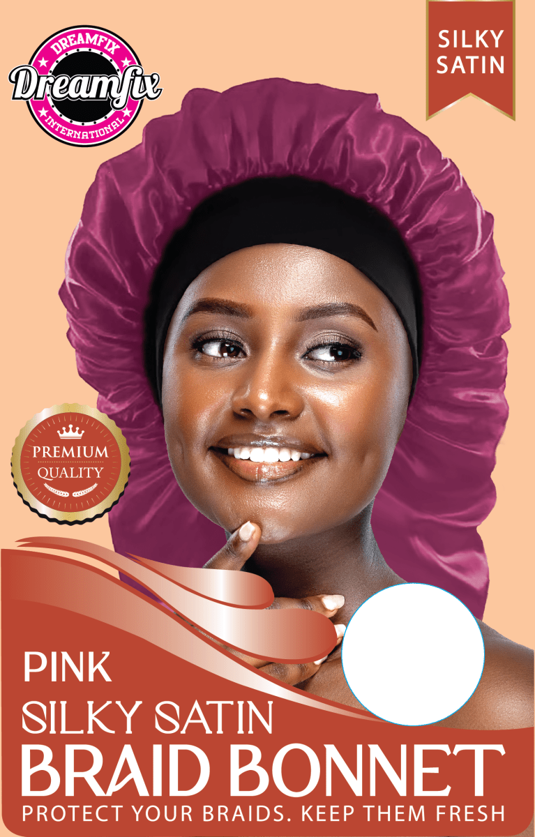 Dreamfix Silky Satin Braid Long Bonnet - gtwtoporld.com