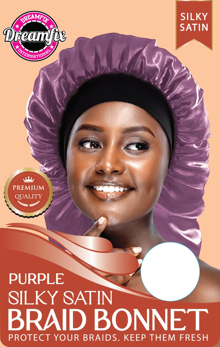 Dreamfix Silky Satin Braid Long Bonnet - gtwtoporld.com