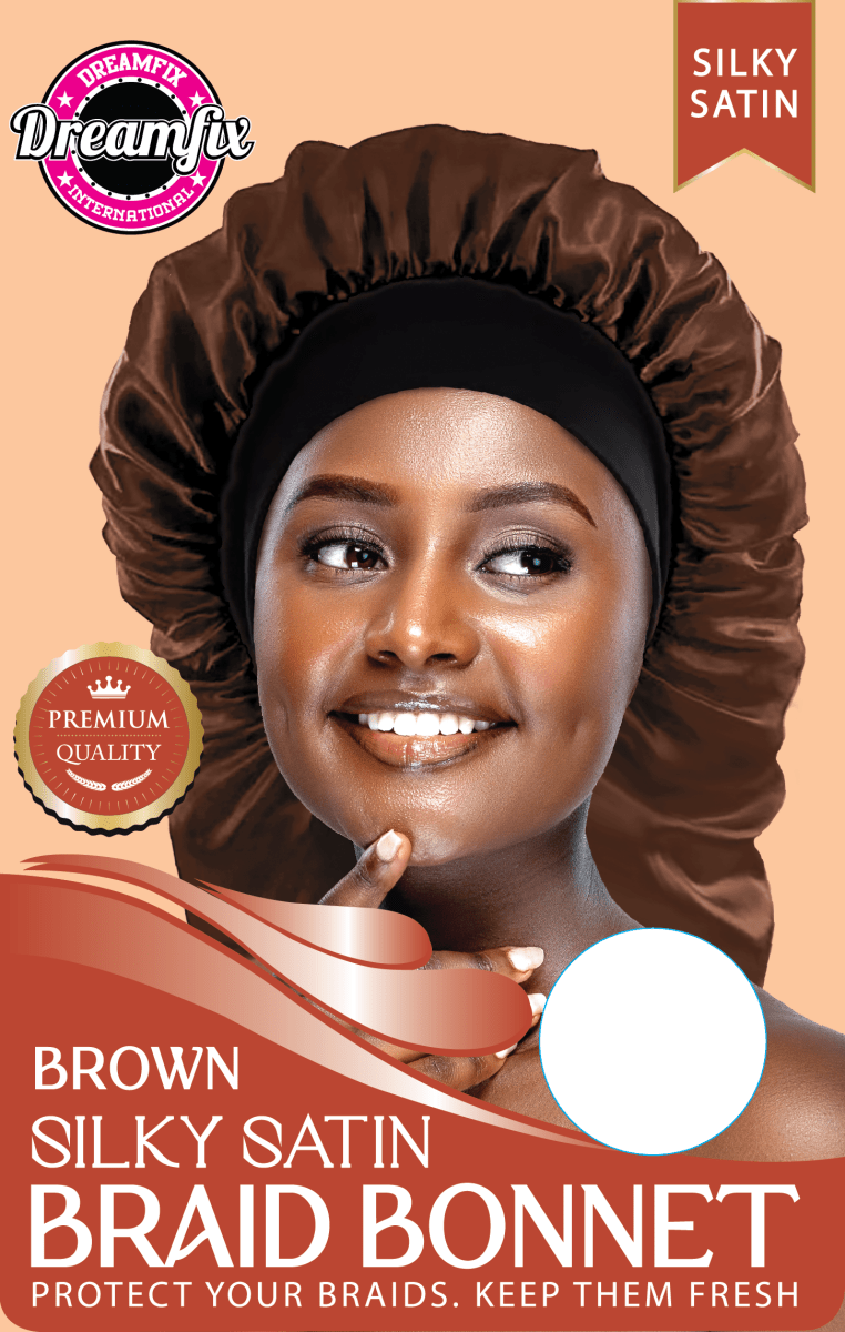 Dreamfix Silky Satin Braid Long Bonnet - gtwtoporld.com