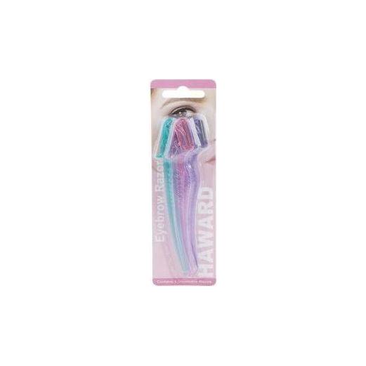 Dreamfix Single Blade Eyebrow Razor ABS Plastic Handle Sweden Stainless 3 Pcs - gtwtoporld.com
