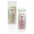 Dreamfix single blade eyebrow razor ABS plastic handle Sweden stainless steel Assorted / Pink 3 pcs - gtwtoporld.com