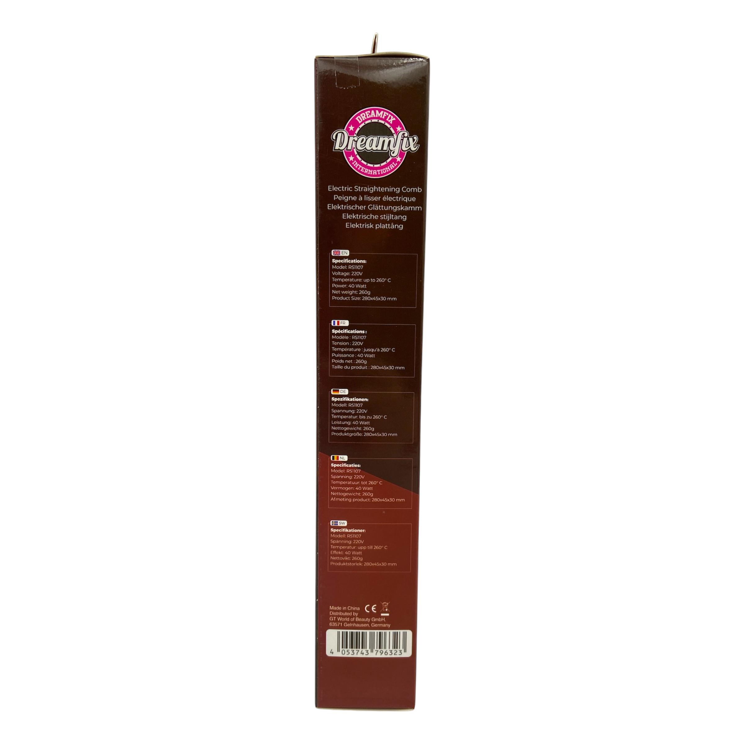 Dreamfix Sparkles Hot Straightening Comb 350g - gtwtoporld.com
