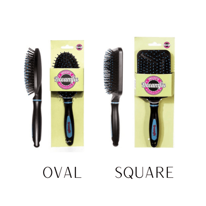 Dreamfix Square Hair Brush Black Square/Oval - gtwtoporld.com