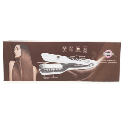 Dreamfix Steam - Infused Nano Brush Straightener (White) - gtwtoporld.com
