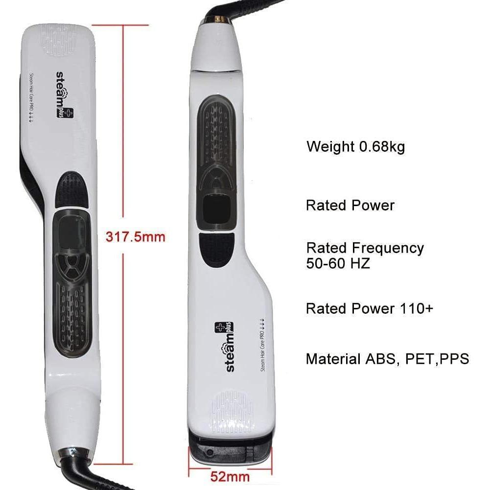 Dreamfix Steam - Infused Nano Brush Straightener (White) - gtwtoporld.com