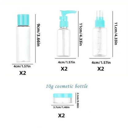 Dreamfix Travel Spray Bottle Set - Assorted (8 pcs) - gtwtoporld.com