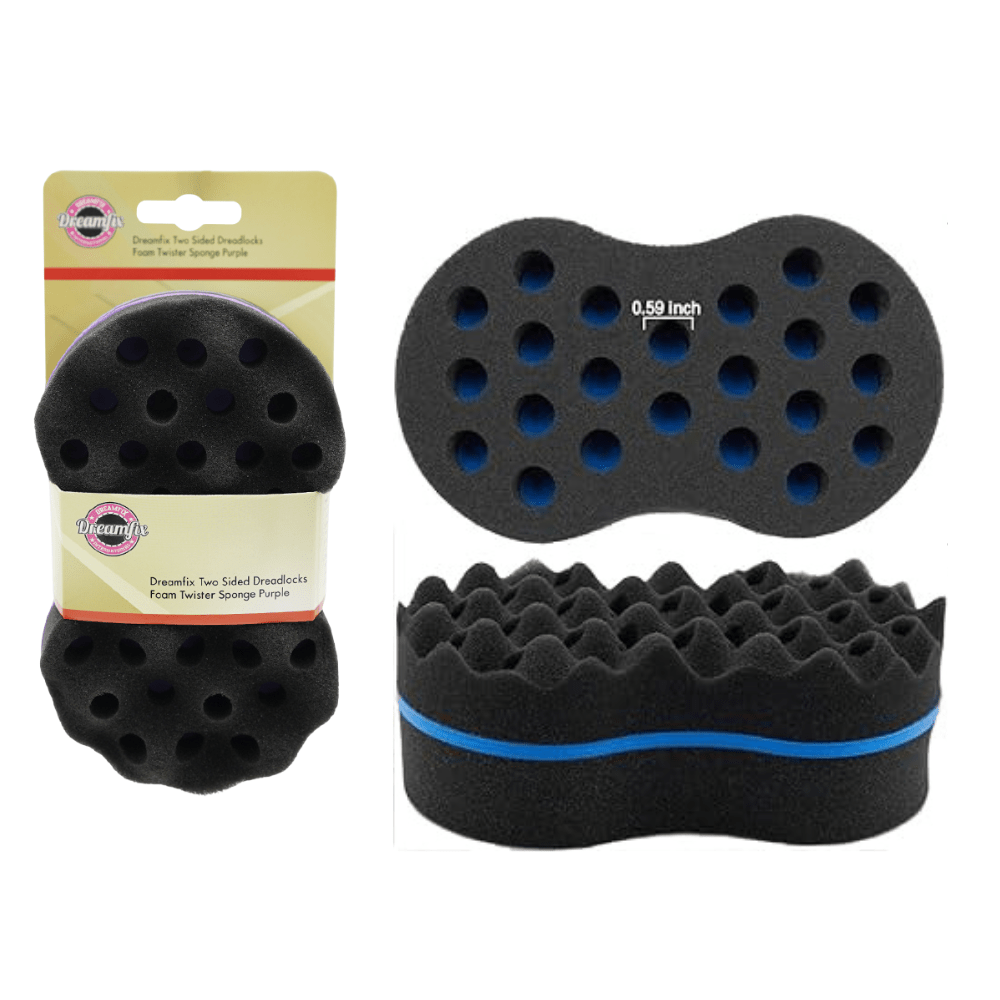 Dreamfix Two - Sided Dreadlocks Foam Twist Sponge (3 sizes) - gtwtoporld.com