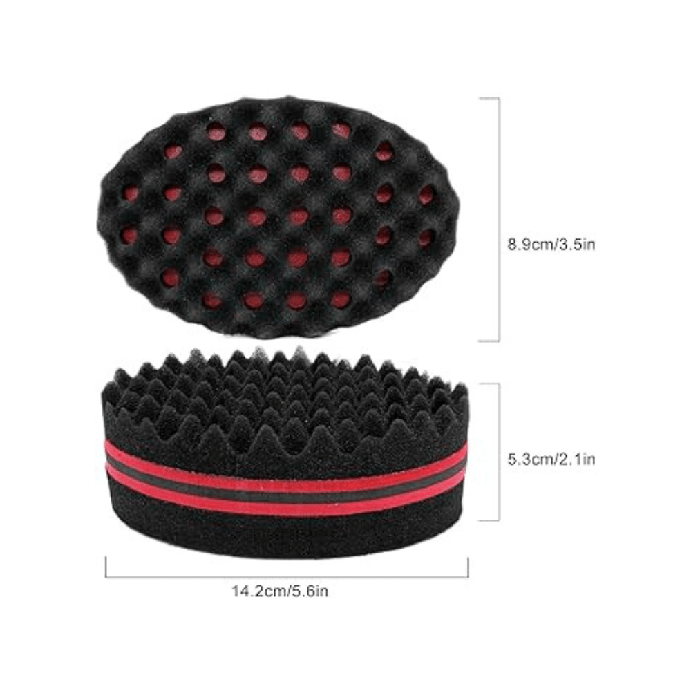 Dreamfix Two - Sided Dreadlocks Foam Twist Sponge (Oval) - gtwtoporld.com