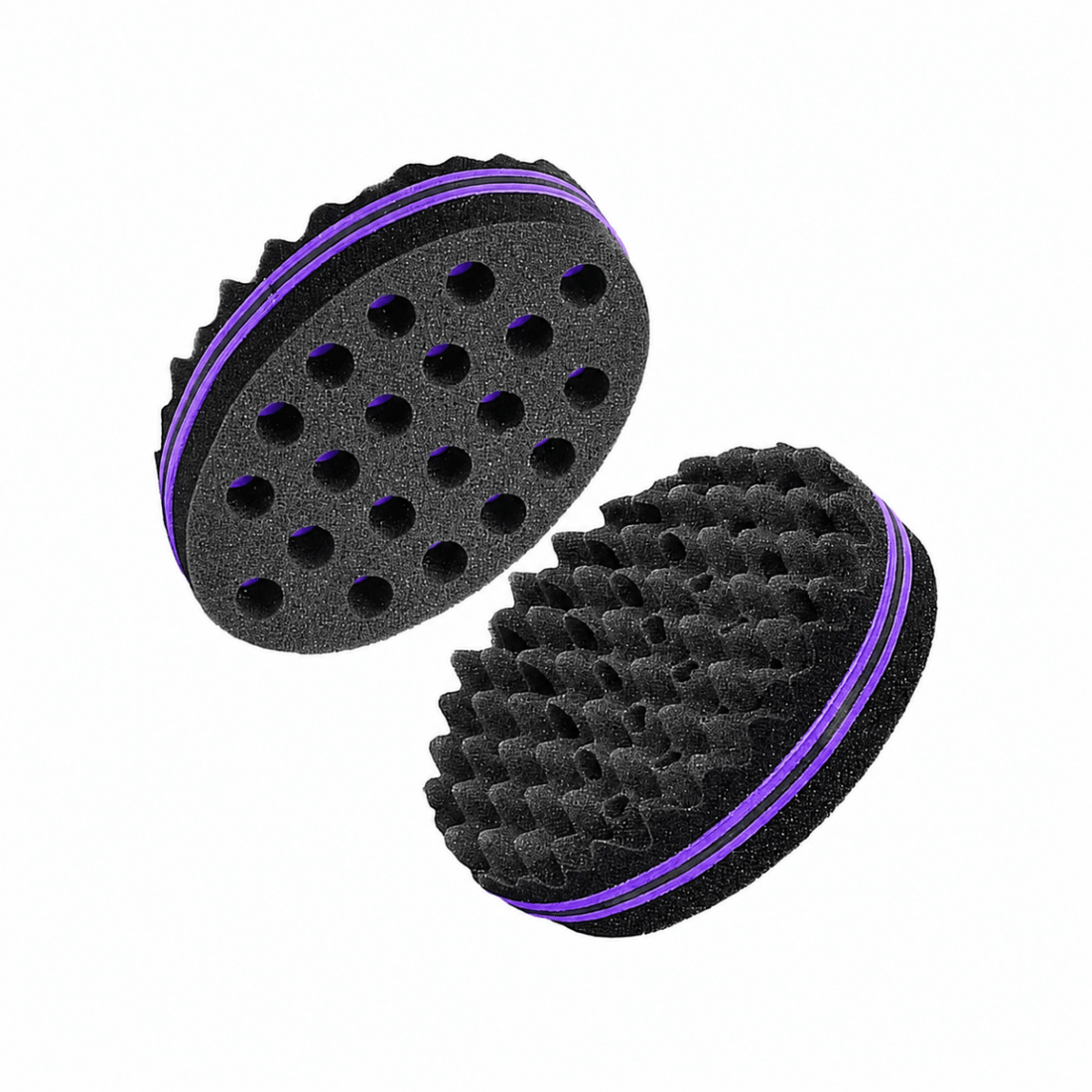 Dreamfix Two-Sided Dreadlocks Foam Twist Sponge (Oval) Purple - gtwtoporld.com