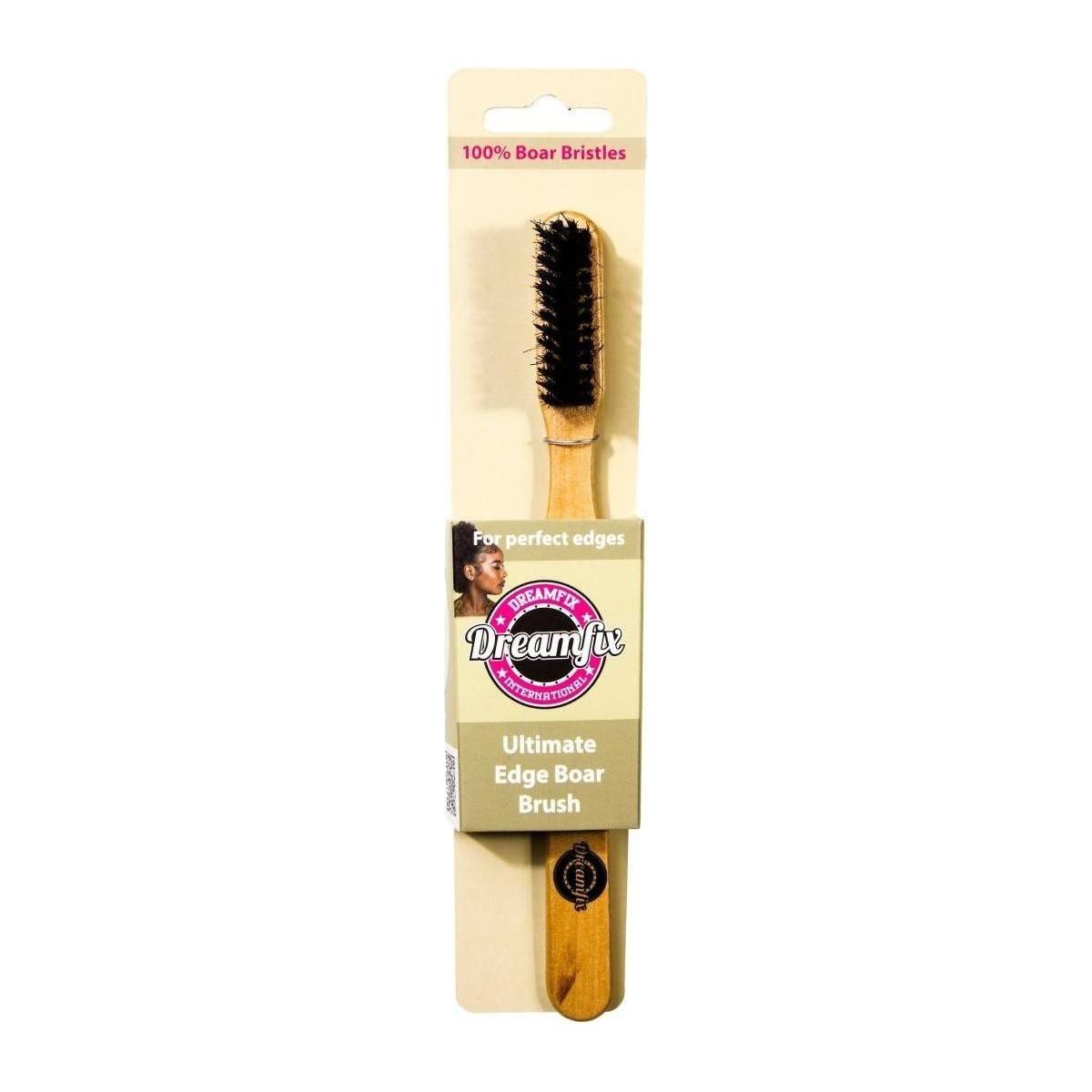 Dreamfix Ultimate Edge Brush 100% Boar Bristles 19.4*1.5*2cm - gtwtoporld.com