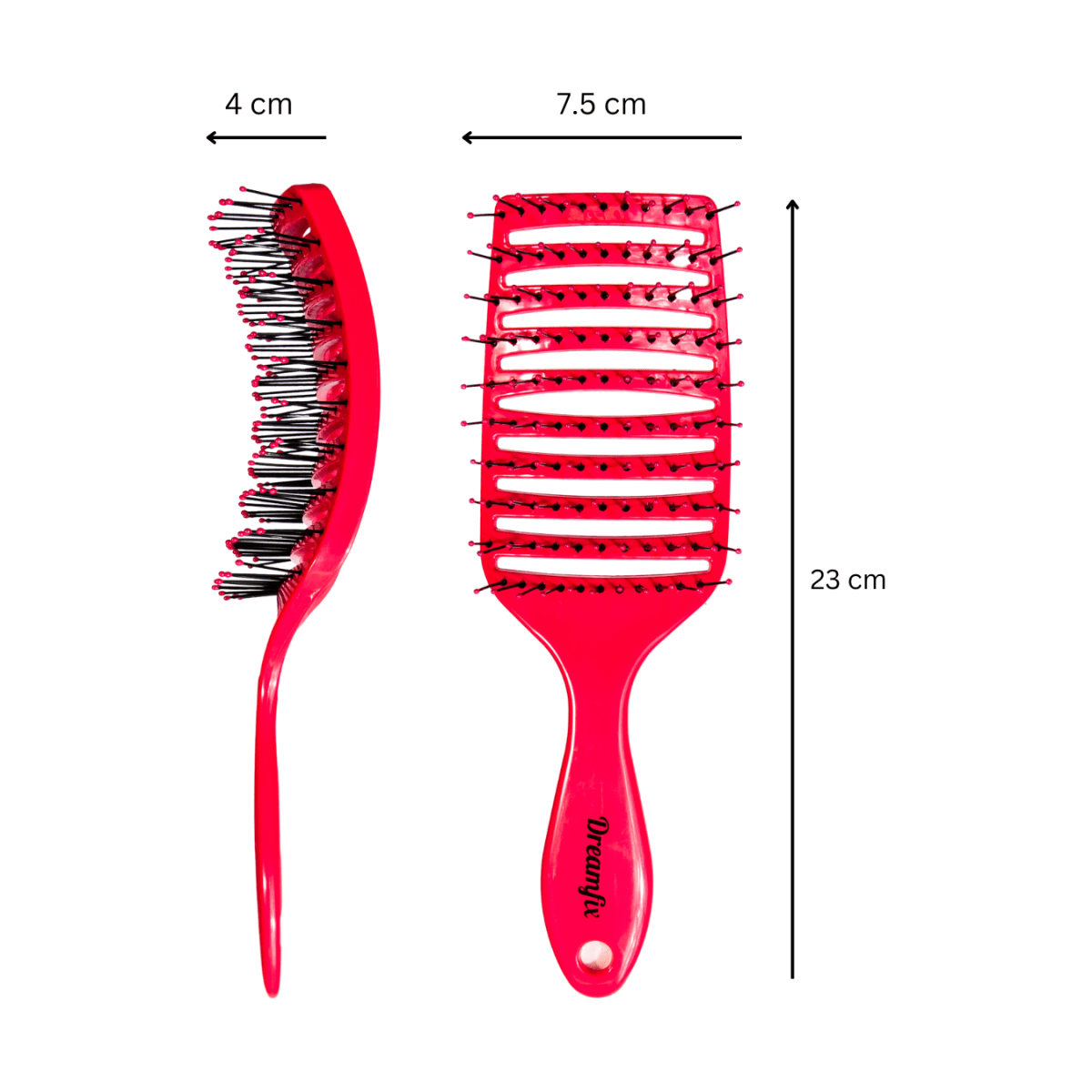 Dreamfix Vent Hair Brush w/Nylon Assorted - gtwtoporld.com
