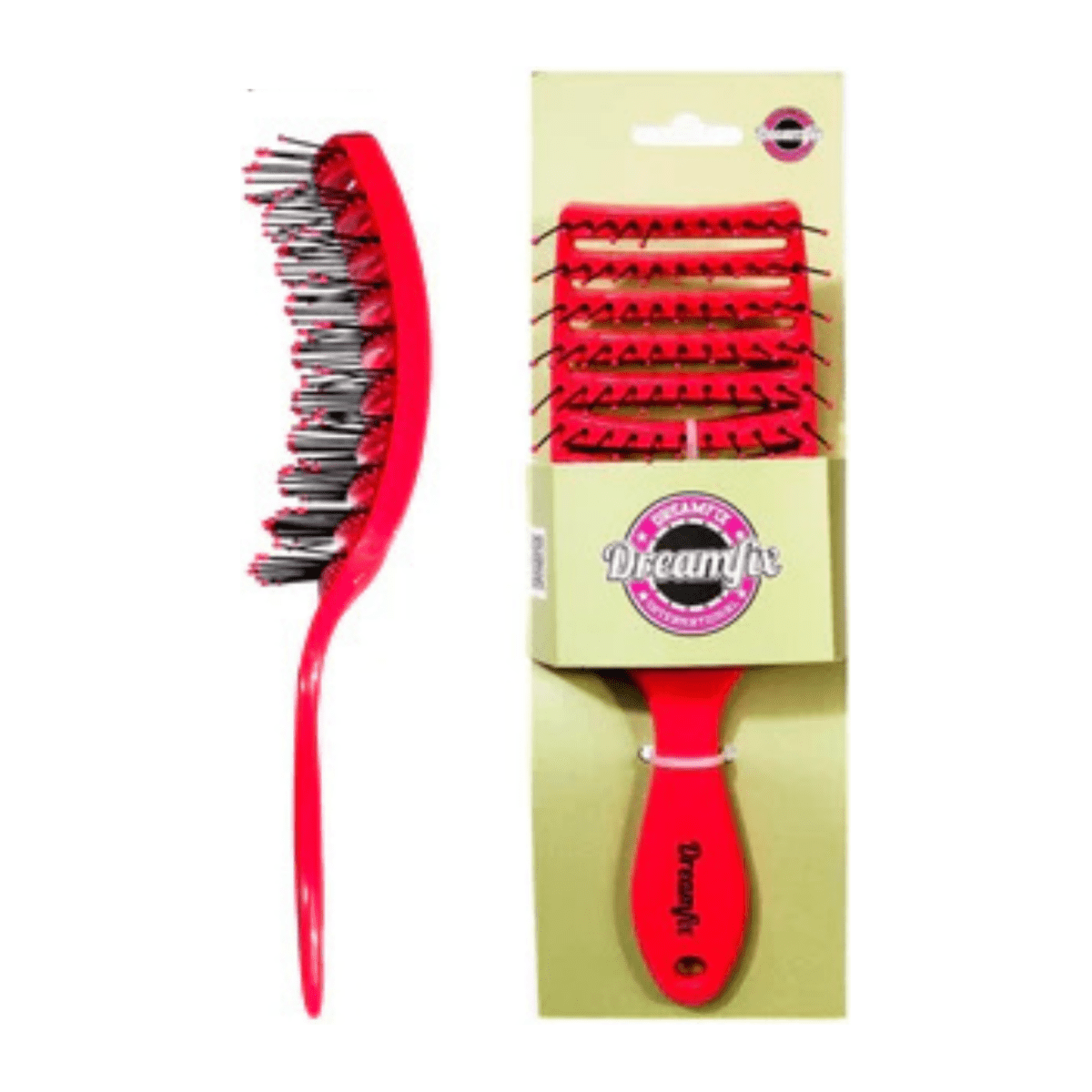 Dreamfix Vent Hair Brush w/Nylon Assorted - gtwtoporld.com
