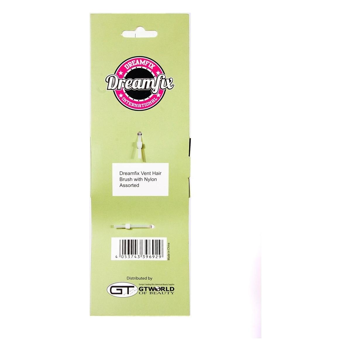 Dreamfix Vent Hair Brush w/Nylon Assorted - gtwtoporld.com