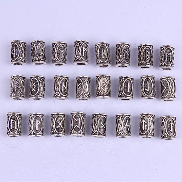 Dreamfix Vintage Silver Viking Letter DIY Bracelets 24pcs - gtwtoporld.com