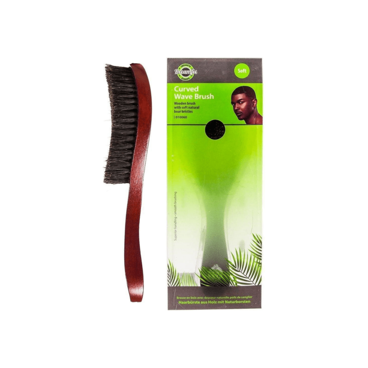 Dreamfix Wave Curved Soft Brush with Handle - gtwtoporld.com