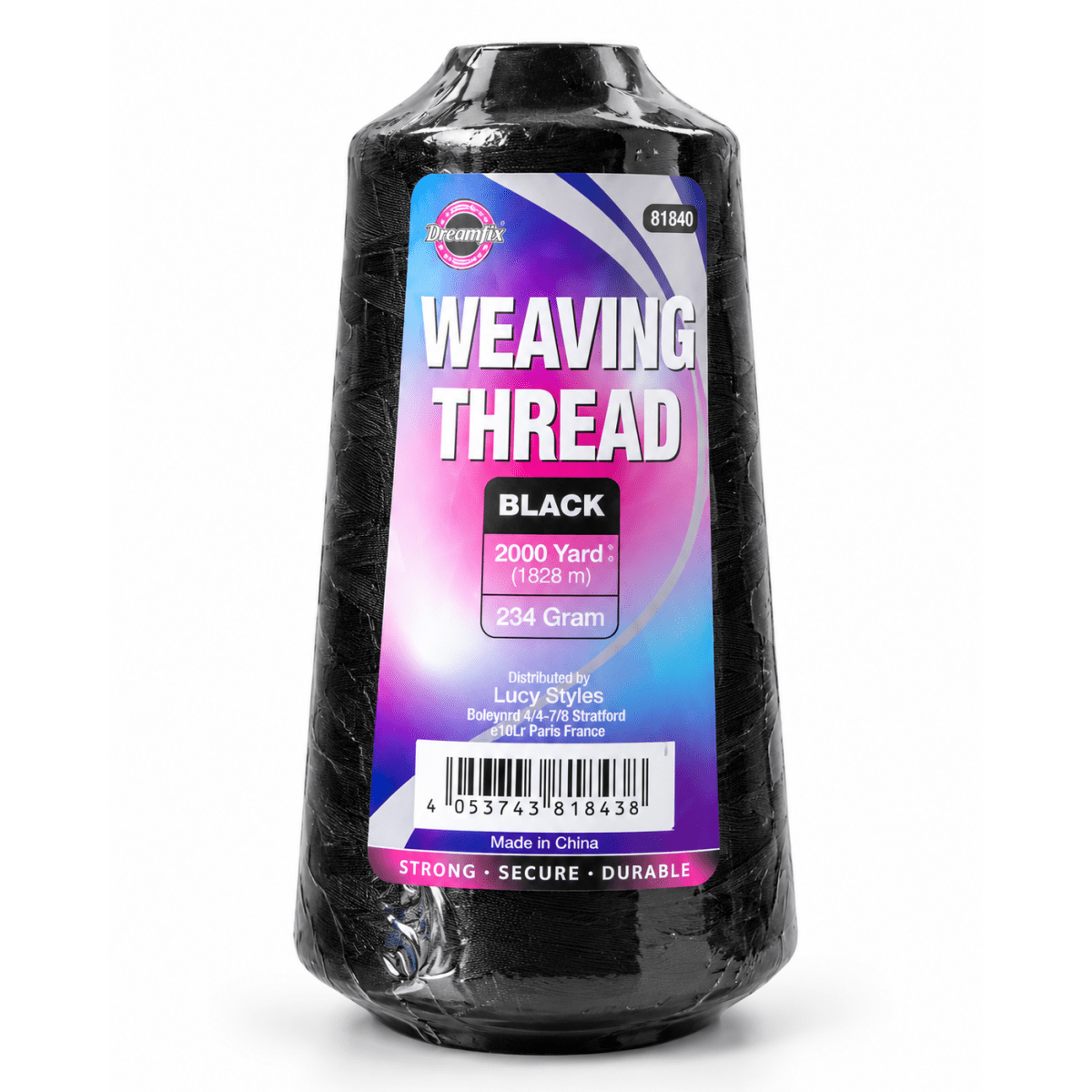Dreamfix Weaving Thread Black - gtwtoporld.com