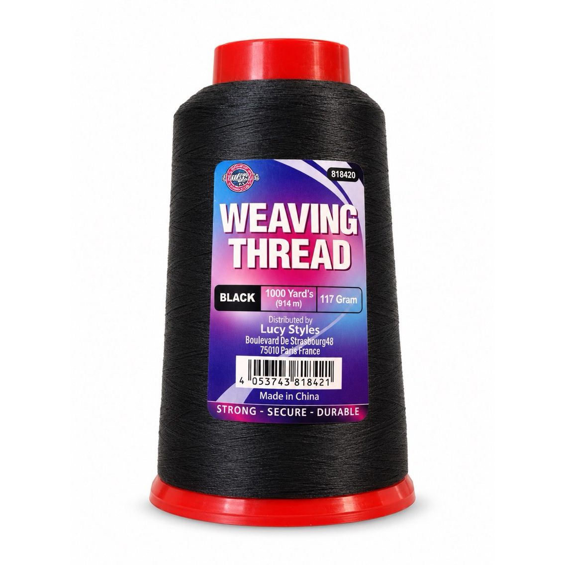 Dreamfix Weaving Thread Black - gtwtoporld.com
