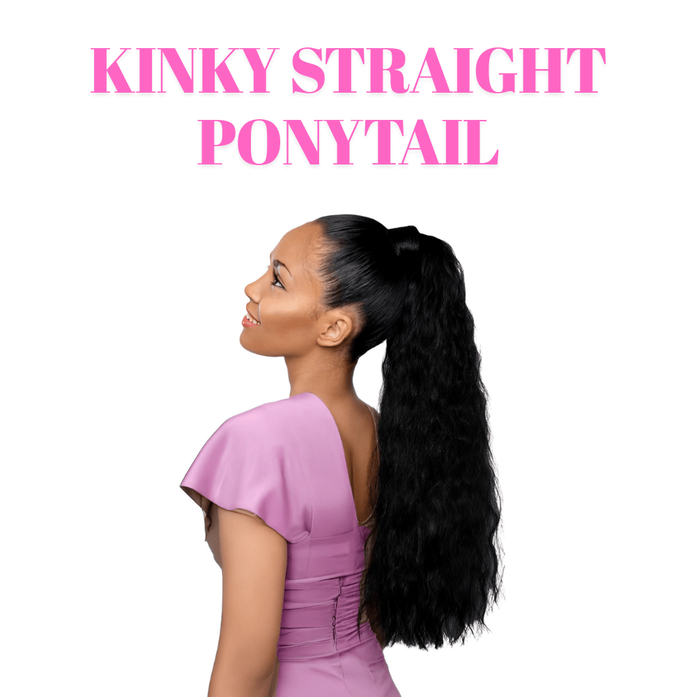 Dreamhair Kinky Straight Ponytail 22" - gtwtoporld.com