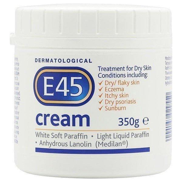 E45 Dermatological Cream Treatment for Dry Skin 350g - gtwtoporld.com