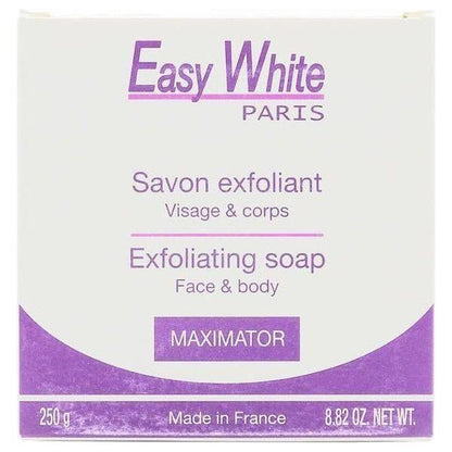 Easy White Paris Exfoliating Soap Face &amp; Body Maximator 250g - gtwtoporld.com