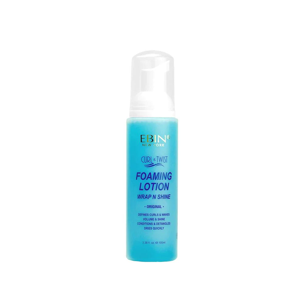 Ebin New York Curl &amp; Twist Foaming Lotion Wrap N Shine Original 100ml/250ml - gtwtoporld.com