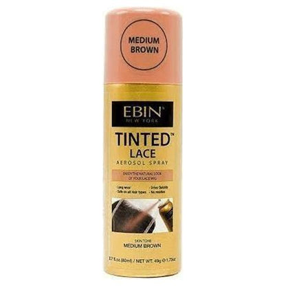 Ebin New York Tinted Lace Aerosol Spray 80ml - gtwtoporld.com