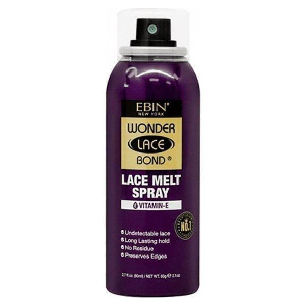 Ebin New York Wonder Lace Bond Lace Melt Spray Silk Protein/Keratin/Vitamin E 80ml - gtwtoporld.com