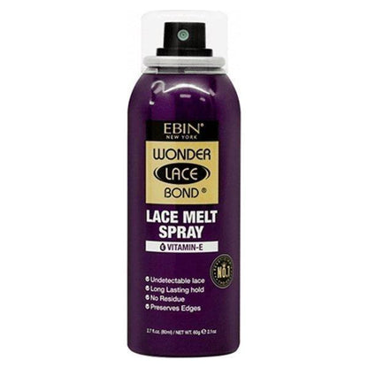Ebin New York Wonder Lace Bond Lace Melt Spray Silk Protein/Keratin/Vitamin E 80ml - gtwtoporld.com