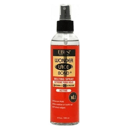 Ebin New York Wonder Lace Bond Melting Spray Active/Supreme/Original 250 ml / 100 ml - gtwtoporld.com