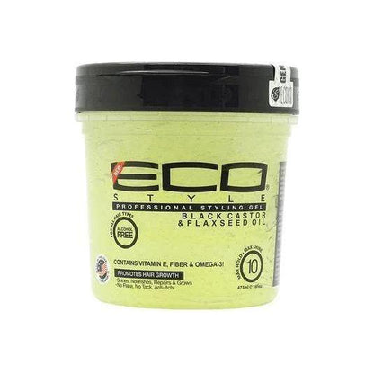 Eco Style Black Castor &amp; Flaxseed Oil Gel 80oz/32oz/16oz/8oz - gtwtoporld.com