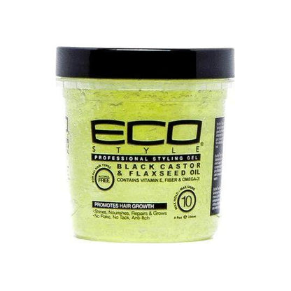 Eco Style Black Castor &amp; Flaxseed Oil Gel 80oz/32oz/16oz/8oz - gtwtoporld.com