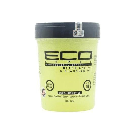 Eco Style Black Castor &amp; Flaxseed Oil Gel 80oz/32oz/16oz/8oz - gtwtoporld.com
