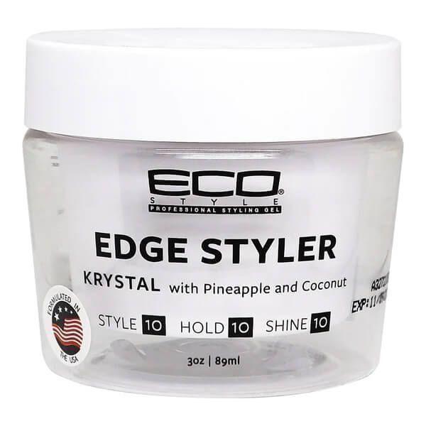 Eco Style - Edge Styler Krystal With Coconut and Pineapple 3 oz - gtwtoporld.com